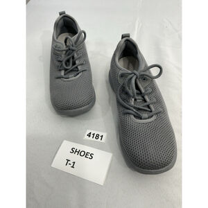 Mens FLX Athletic Shoes 8 Gray Lace Up 73277 NWOT
